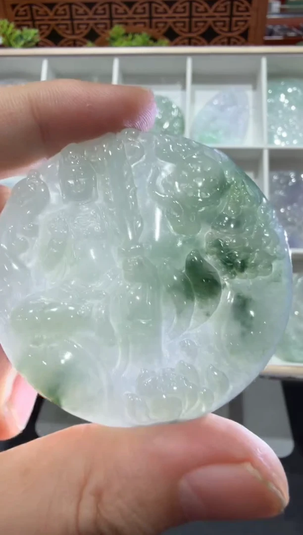 未镶嵌挂件翡翠A货翡翠多样性孤品