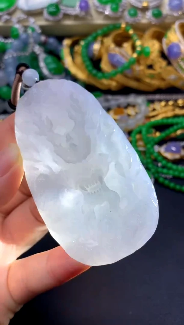 颈饰未镶嵌翡翠158-中国好珍宝