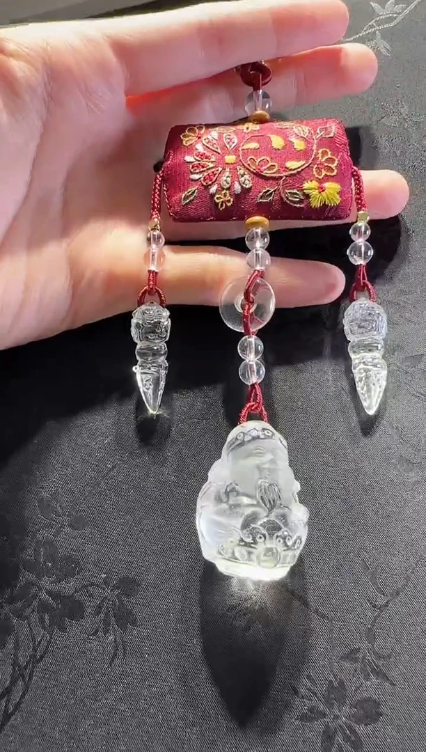 未镶嵌手绳水晶财神
