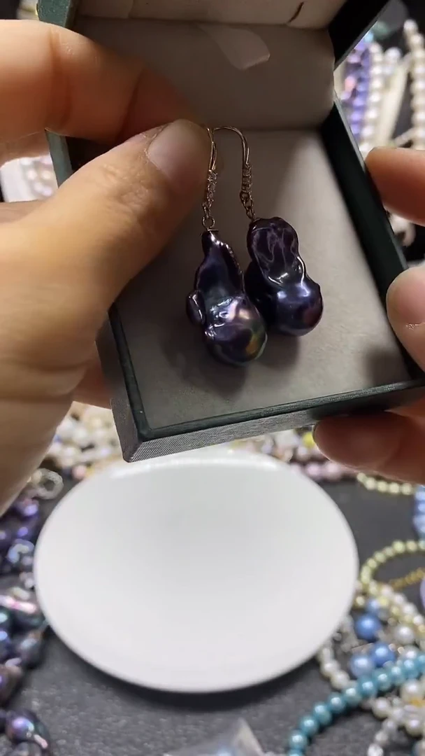 颈饰未镶嵌淡水珍珠多人耳饰