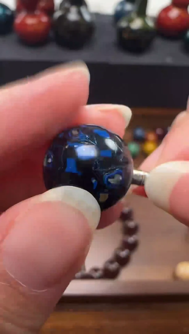 【非遗工美】漆珠1.5 单颗