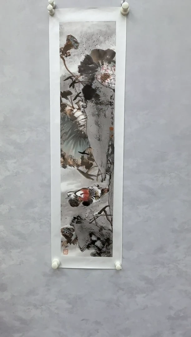 【闪购商品】纸本1付建老师国画作品