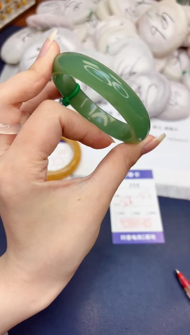 石英质玉手镯未镶嵌258-东陵玉-圈口56