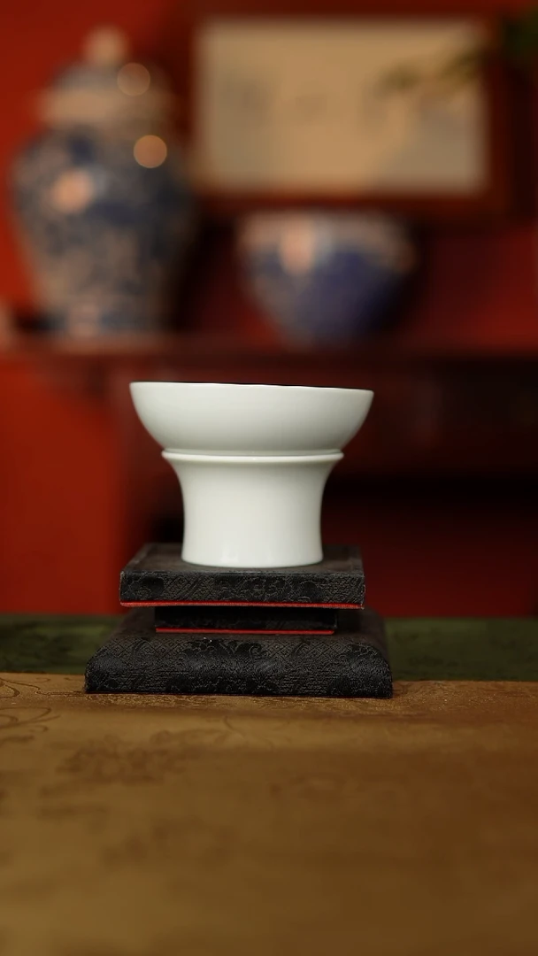 全手工胎甜白  茶漏