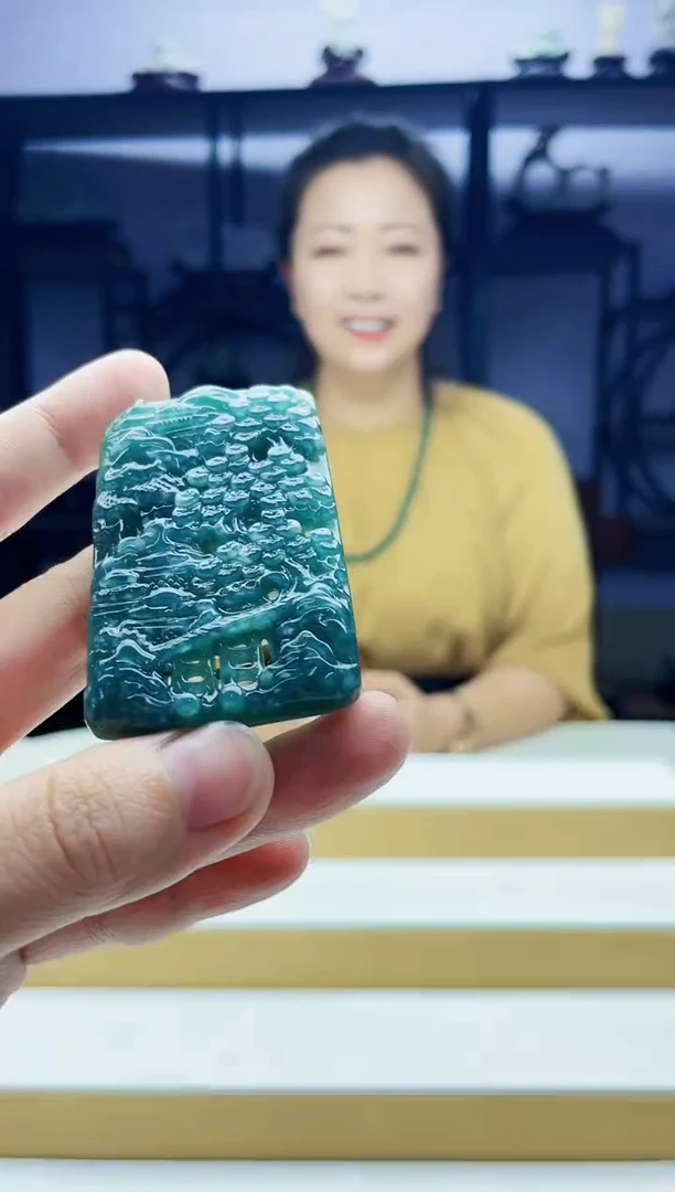 定制翡翠未镶嵌毛货07260210多样性发其一