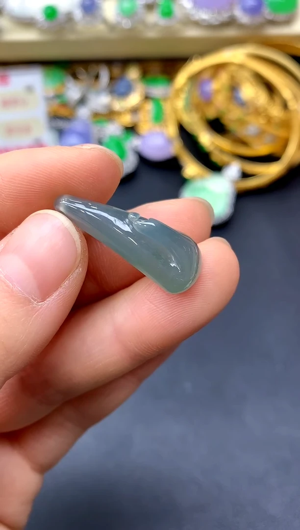 颈饰未镶嵌翡翠108-中国好珍宝