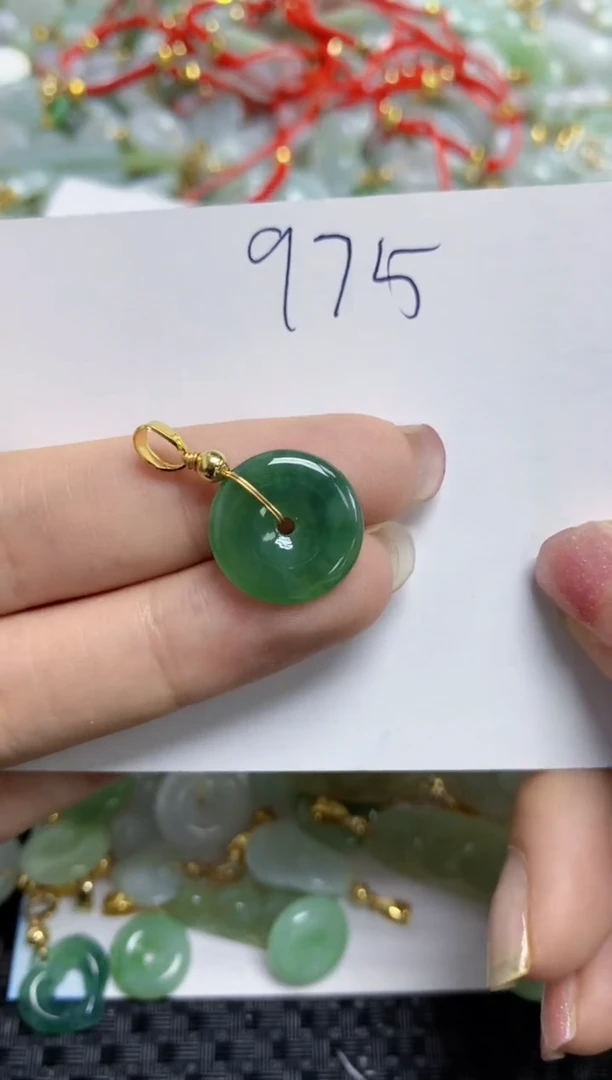 【闪购商品】翡翠颈饰合金天然A货翡翠