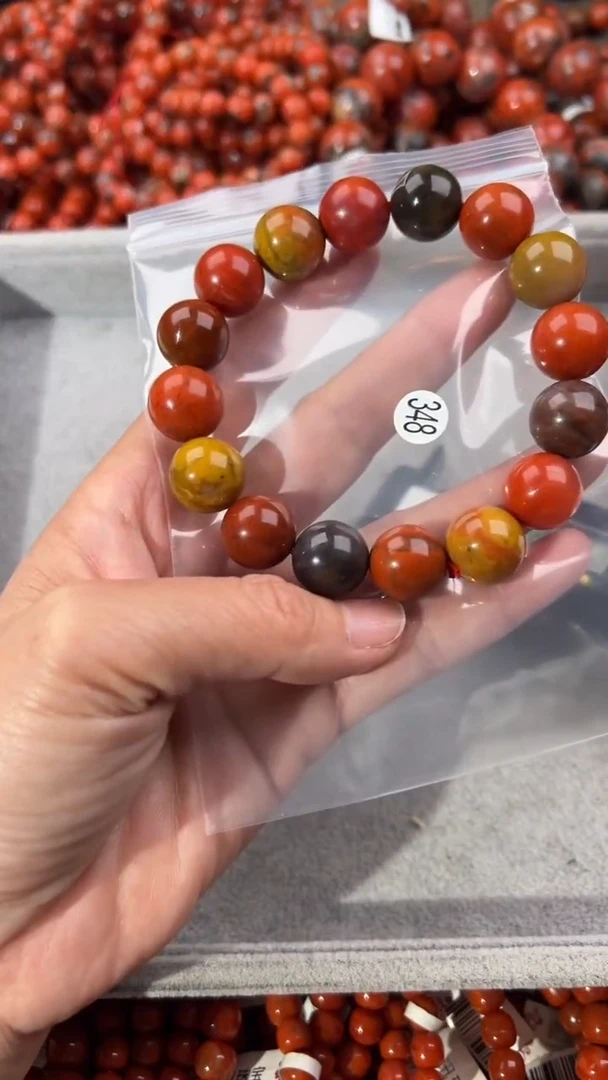 南红玛瑙手串未镶嵌14+