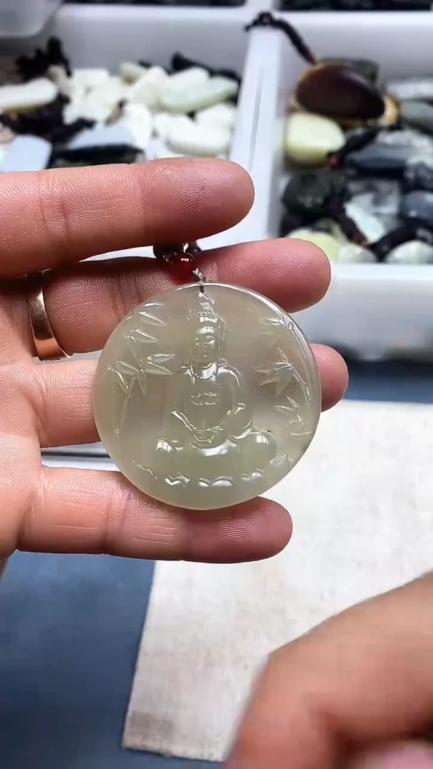 吊坠(不含链)未镶嵌和田玉1