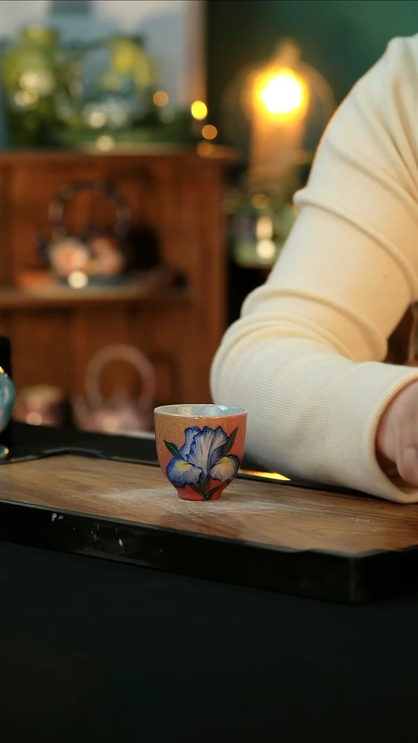 【闪购商品】杯手绘心瓷陶瓷浮力