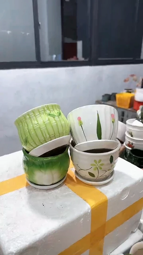 高温陶瓷花盆+Q301