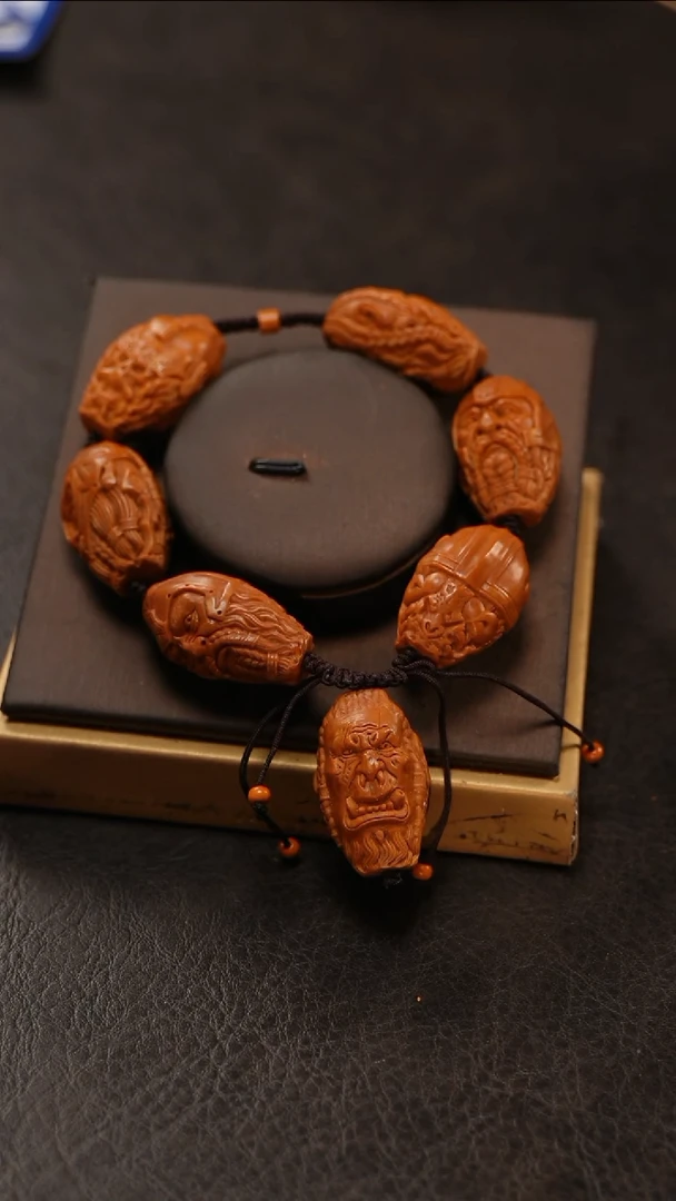 橄榄核吊坠 鱼子精品核文化