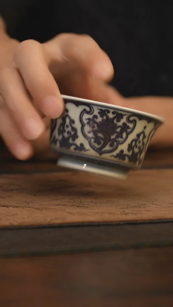 瓷片柴窑青花破价福利 微瑕