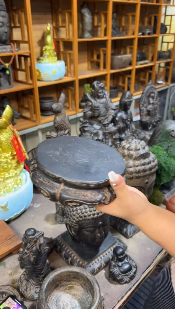 陶土【火山泥】金箍坛底座