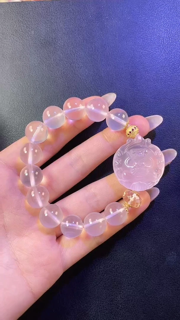 【闪购商品】水晶手链未镶嵌粉趴趴