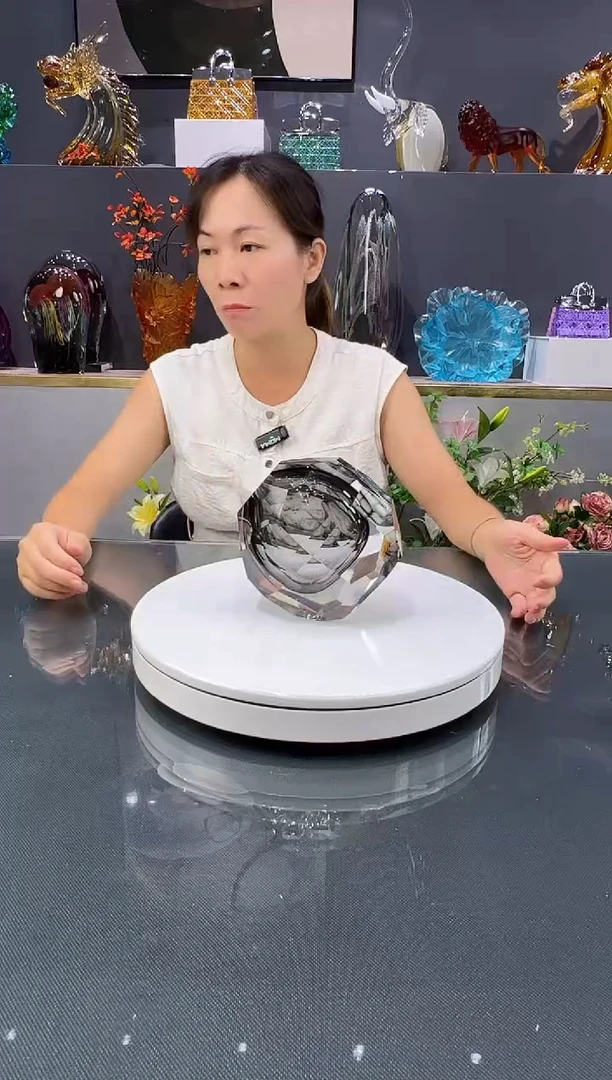 琉璃水晶琉璃摆件1个