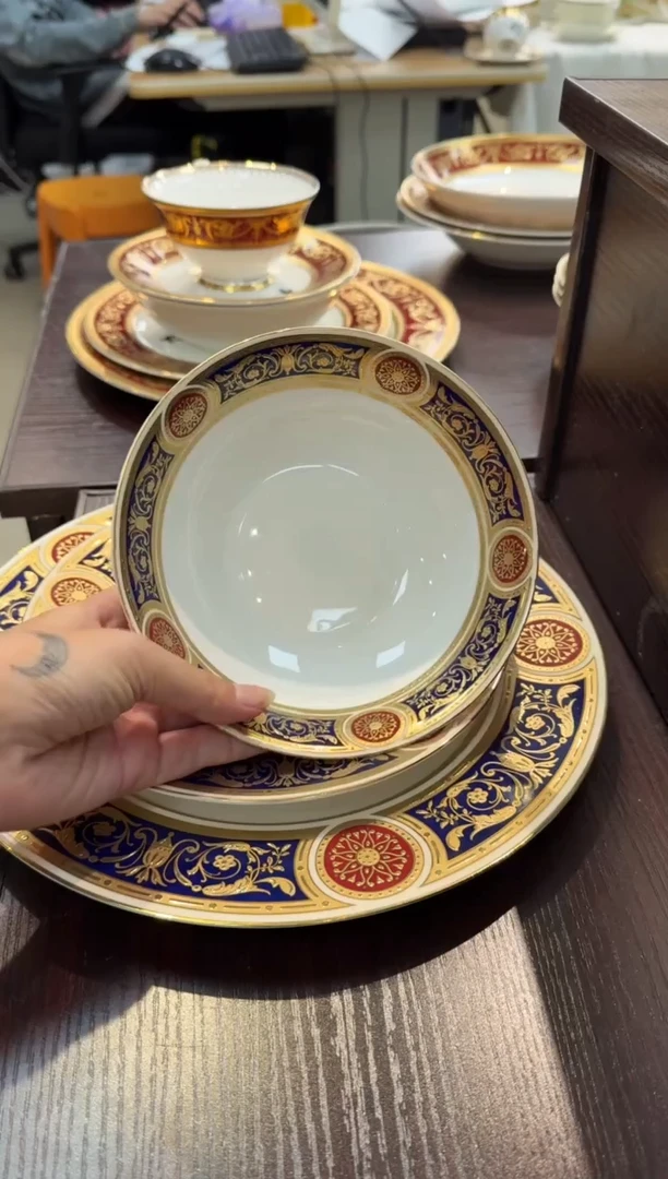 瓷片6英寸水果碗 1个