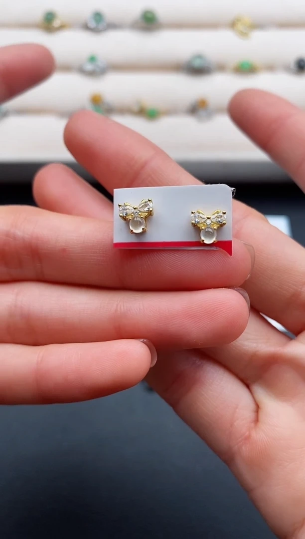 银S925镶嵌戒指翡翠33333333+7