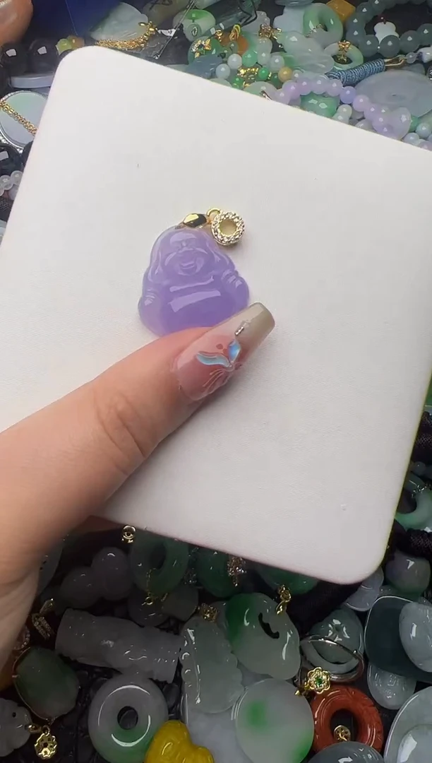 翡翠未镶嵌颈饰天然缅甸翡翠吊坠