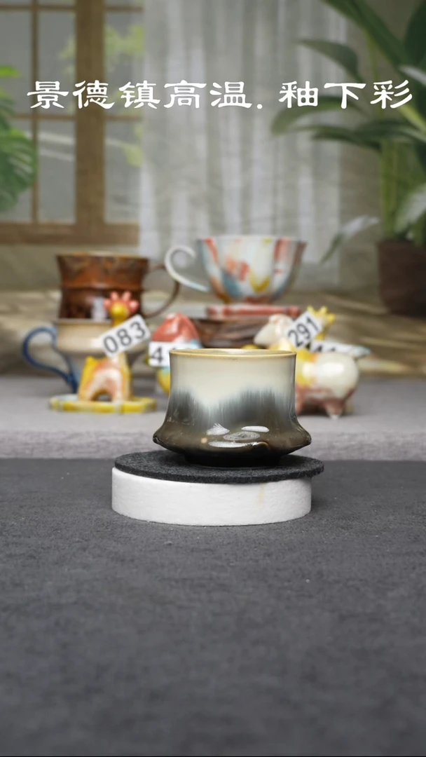杯子陶422原创景德镇手工高温陶瓷