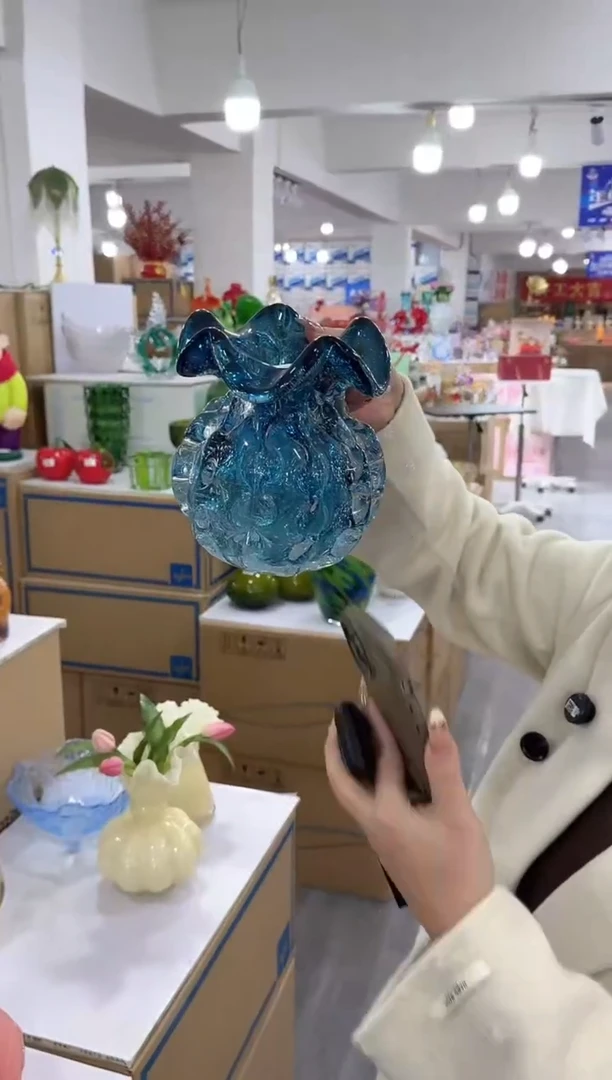 【闪购商品】琉璃昕洋花器C-品24