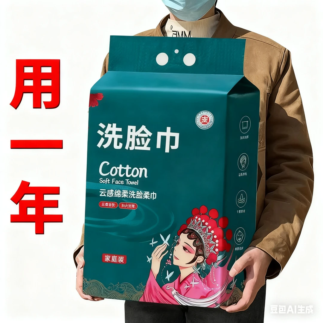 【新人福利】洗脸巾一次性加厚加大洁面巾绵柔巾家用擦脸悬挂式女66