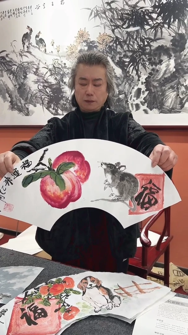国画周大拙/国画/花鸟