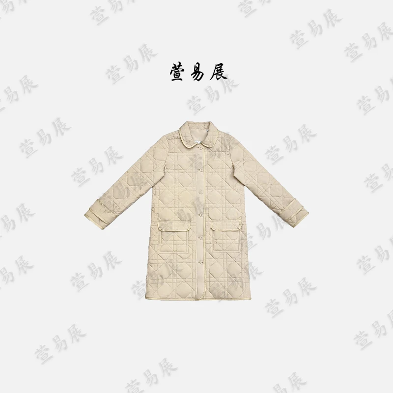 萱易展-轻奢高定藤格绗缝轻盈显瘦百搭棉服外套-WT091705