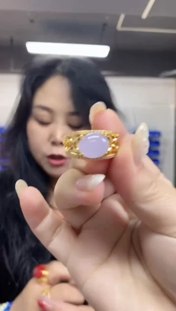 【闪购商品】翡翠戒指未镶嵌多样性发其一颜色微差