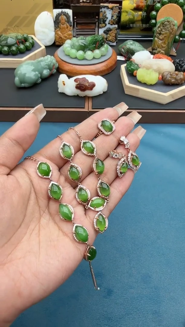 银S925镶嵌和田玉挂件bybyl