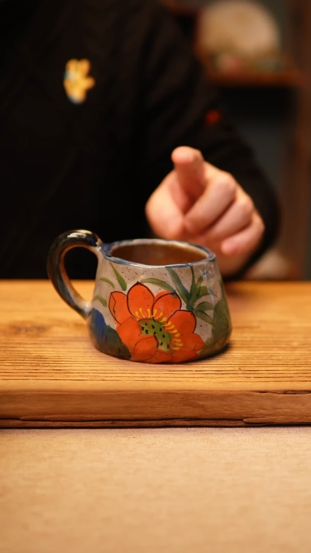 【闪购商品】@@陶园瓷舍@@纯手工手绘@高温釉下彩