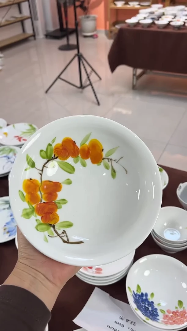 陶瓷景德镇高温釉中彩陶瓷餐具