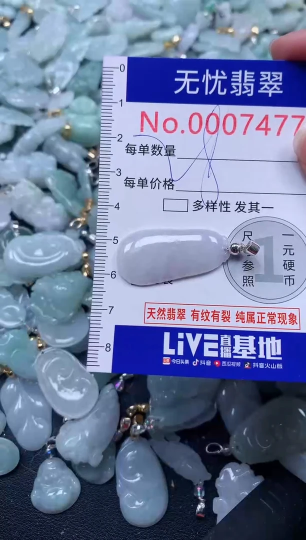 颈饰未镶嵌翡翠7477