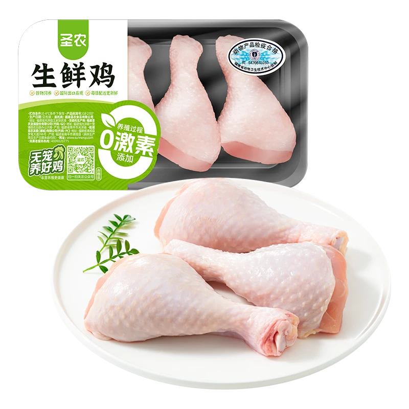 圣农冰鲜鸡琵琶腿400g