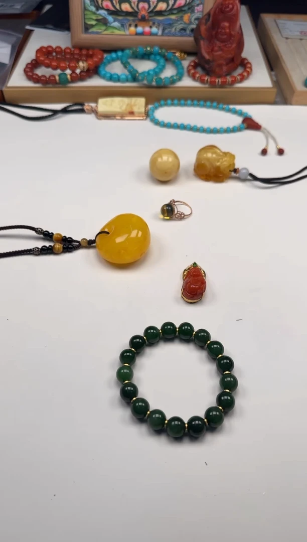 未镶嵌蜜蜡裸石配饰配饰