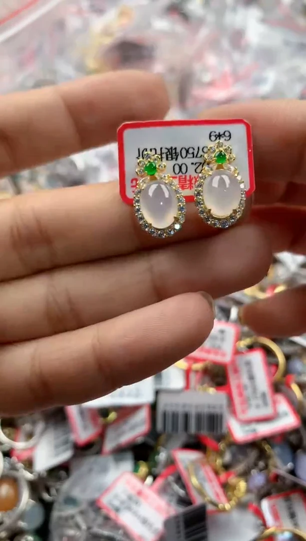 银S925镶嵌戒指翡翠333              2