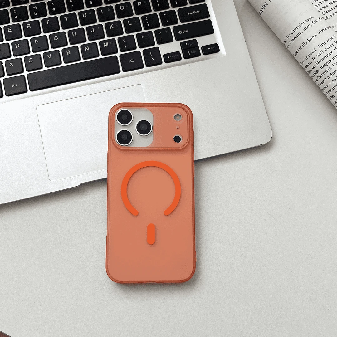适用苹果17pro手机壳iPhone17promax超薄磁吸壳17Air简约纯色防摔