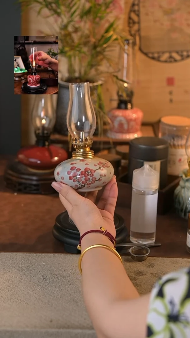 景德镇陶瓷香薰灯摆件