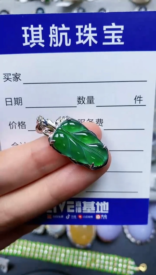 【闪购商品】翡翠颈饰银S925镶嵌0360