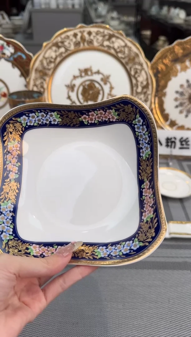 【闪购商品】瓷片6英寸方形沙拉碗福利价2个