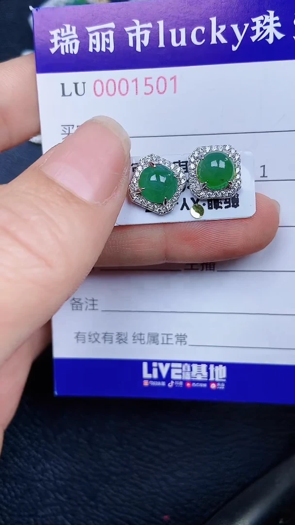 颈饰银S925镶嵌翡翠1501