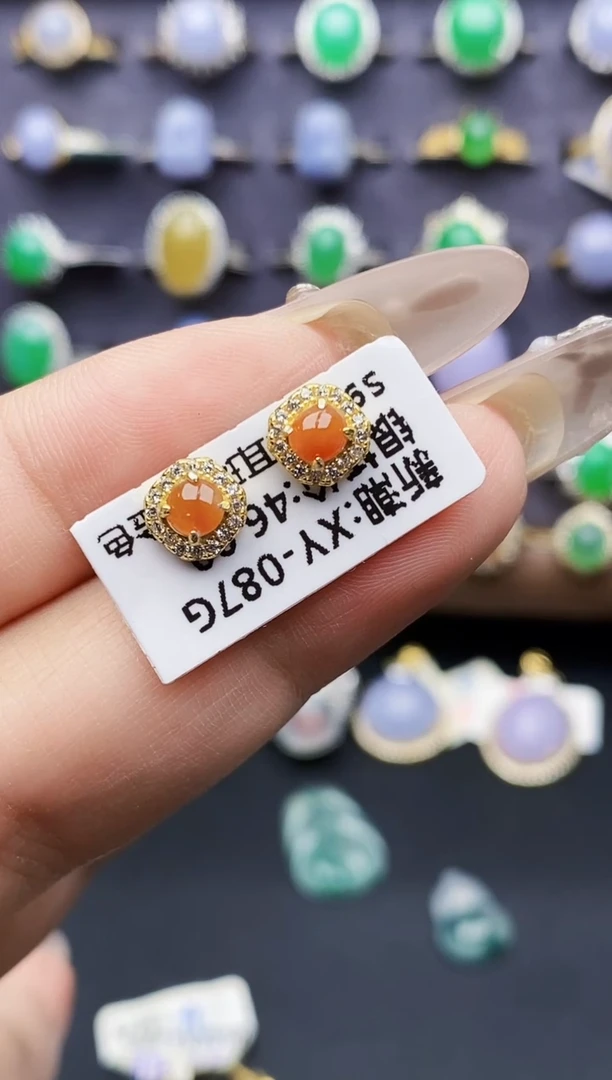 银S925镶嵌戒指翡翠1126