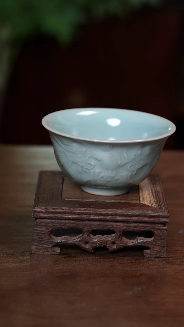 【闪购商品】宝丰清凉寺原产地仿古釉小号龙纹碗