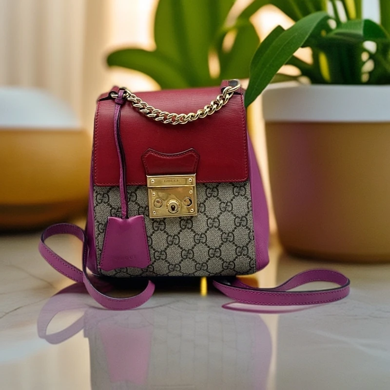 95新 GUCCI/古驰 双肩包1254 3231