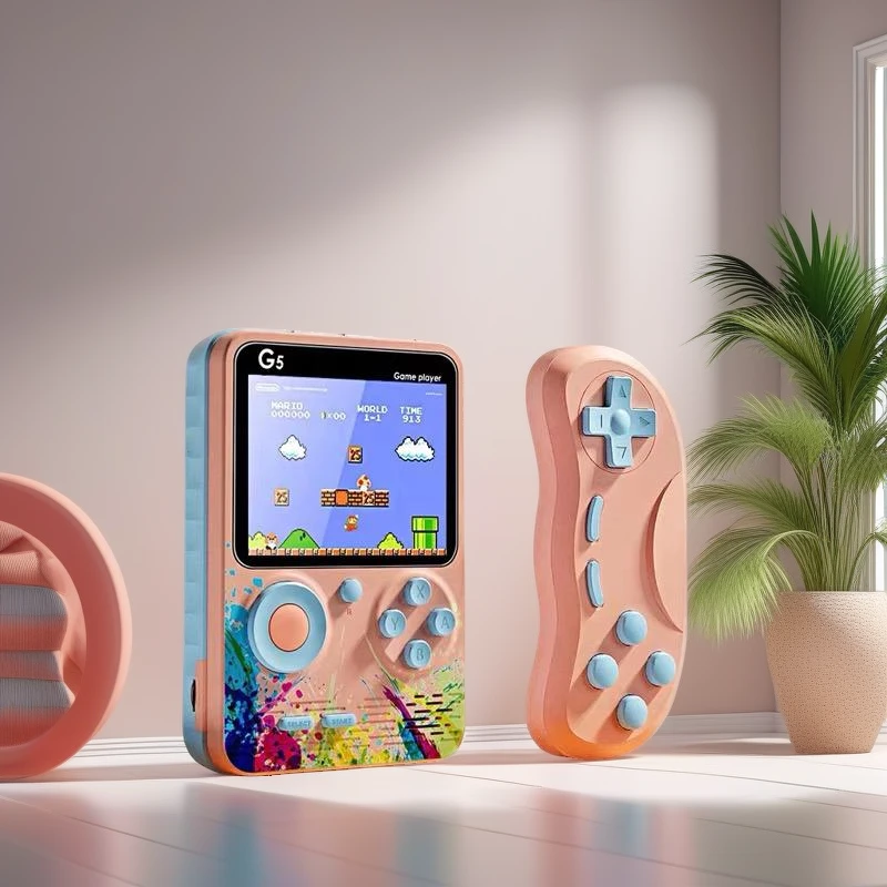 2025网红爆款掌上500合1SUP怀旧经典儿童学生双人掌机游戏手柄玩