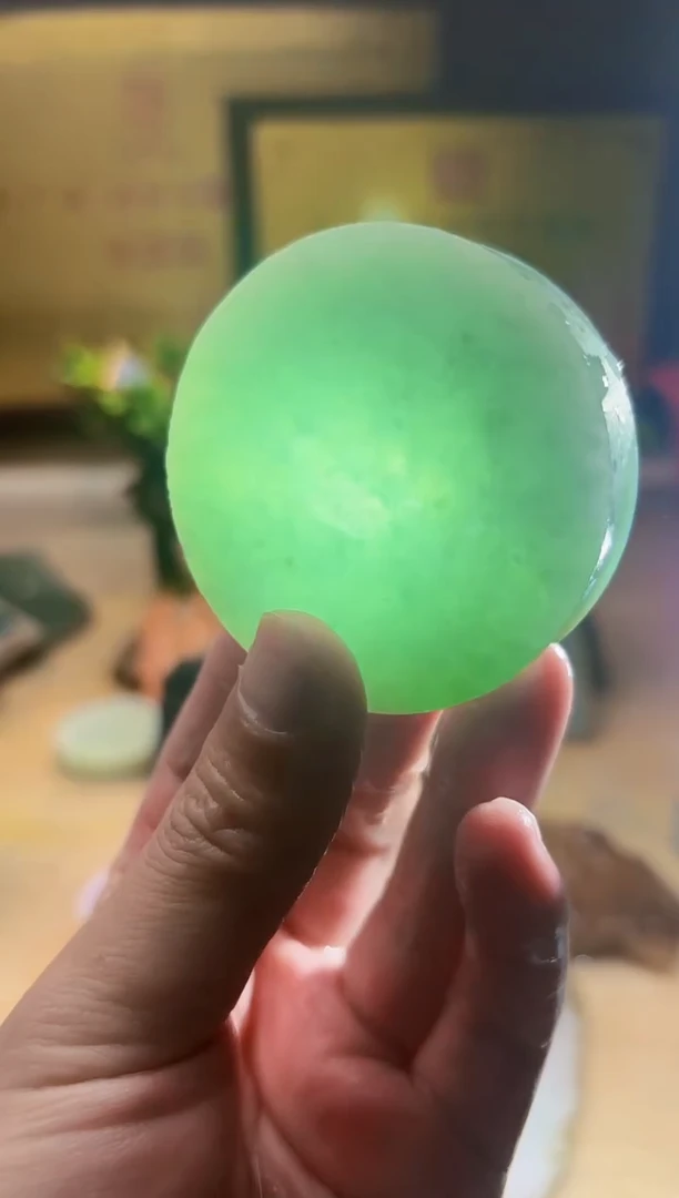 翡翠挂件未镶嵌A货张麦A373