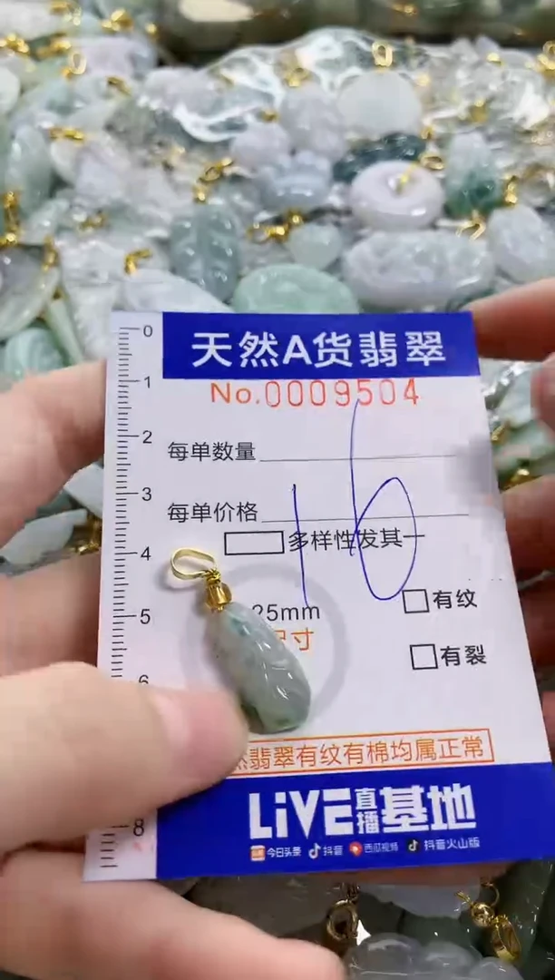 颈饰未镶嵌翡翠天然A货翡翠