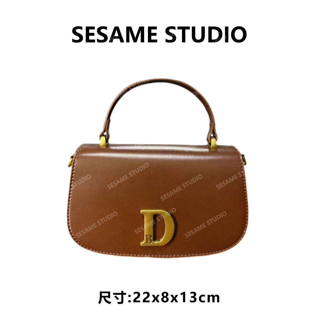 【芝麻集】SD-50253-可可咖RAIN.CUN休闲时尚百搭腋下女包