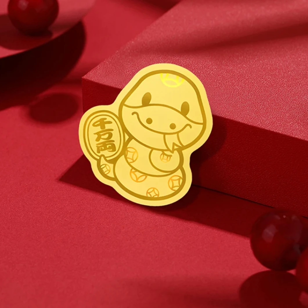 【香港SHIGEFUKU】F蛇宝宝爆款999好运手机贴发财暴富手机贴XL