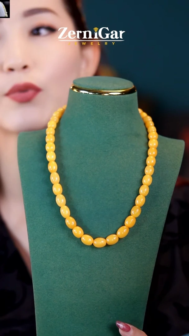 【闪购商品】琥珀颈饰未镶嵌天然琥珀项链